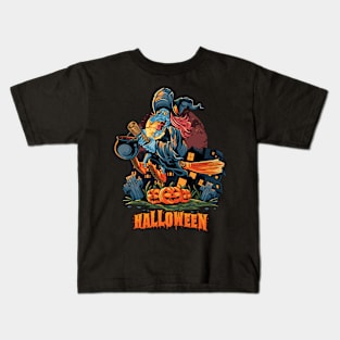 Scary witch - Halloween Kids T-Shirt